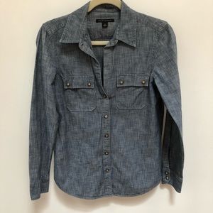 Banana Republic denim button up shirt